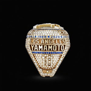 Bague de championnat classique en or avec <span class=keywords><strong>pierres</strong></span> naturelles pour homme des Dodgers 2025 – Accessoire de mode, objet de collection pour fans, cadeau en alliage, bijou - Product Image 4