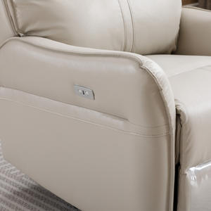 Oferta Especial Sofá Cama Reclinable Eléctrico de Alta Calidad en Cuero Ecológico, Sillón Reclinable Manual Individual Cómodo - Product Image 5