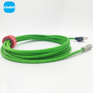 以太网电缆 M8 转 RJ45 8 芯高柔性 PVC 护套拖链连接航空插头传感器电缆 - Product Image 3