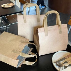 JN Sac isotherme jetable PP Non-Woven Aluminum Foil Isolé Take-Away Coffee Food Delivery Bag - Product Image 4