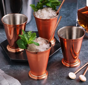 Tasse à Julep à la menthe, <span class=keywords><strong>mini</strong></span> verre à cocktail, mug à bière en acier inoxydable, mug Mule personnalisé, moderne, minimaliste, personnalisable - Product Image 5