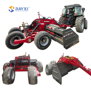 농지 준비 및 도로 유지보수를 위한 레이저 GPS 유도 유압식 토지 평탄기 자동 레벨링 견인형 그레이더 - Product Image 1