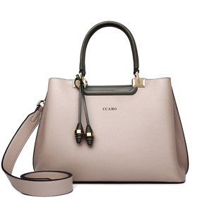 กระเป๋าถือหนัง PU นุ่มขนาดใหญ่สำหรับผู้หญิง แฟชั่นใหม่ คุณภาพสูง กระเป๋าธุรกิจเรียบง่าย กระเป๋าสะพายไหล่ผู้หญิง - Product Image 1