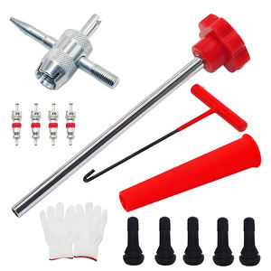 Kit de Herramientas de Reparación de Automóviles de Alta Resistencia de 13 Piezas, Kit de Herramientas de Instalación de Válvulas Metálicas de Cambio Rápido para Neumáticos de Automóviles/Camiones - Product Image 1