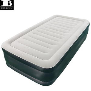 Materasso Gonfiabile Rialzato Twin Size con Pompa Integrata e Struttura a I per Ospiti, Ideale per Arredamento Casa - Product Image 6