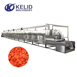 Industrial Microwave Dried Carrot Dried Okra Vegetables Sterilization Machine