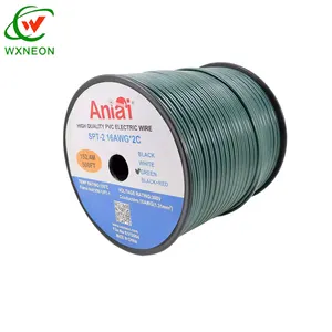 18/2 SPT-1 Electrical Wire Lamp Cord Wire Bulk UL Listed Landscape Lighting Christmas Light Wire