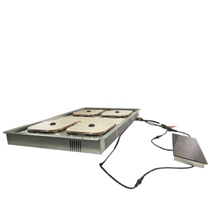 Placa de Inducción Profesional de 4 Quemadores, Panel de Cerámica, 7200W-8000W, Control Táctil con Sensor, para Empotrar en el Hogar - Product Image 5