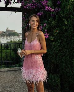 <span class=keywords><strong>Abito</strong></span> Formale Sexy con Schiena Scoperta e Paillettes, Vestito Estivo Monocolore Senza Maniche con Glitter per Feste Serali, <span class=keywords><strong>Abito</strong></span> Slip con Scollo a V per Donne - Product Image 4