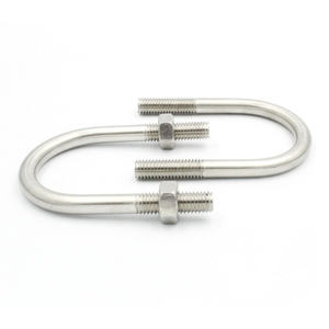 Connettori Personalizzabili in Acciaio Inox, Bulloni e Dadi SS304 316 M8x1.25 <span class=keywords><strong>M10</strong></span> M12 M14 M16 M18, <span class=keywords><strong>Dimensioni</strong></span> <span class=keywords><strong>Bullone</strong></span> a U - Product Image 3