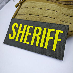 Écusson tactique imprimé pour uniforme de sécurité, à fixation auto-agrippante, compatible avec les gilets tactiques - Product Image 2