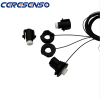 CERESENSO – Ensemble de fils de connexion noirs pour supports d'électrodes EEG salinais, pour casque EEG en maille détachable, recherche BCI et neurofeedback