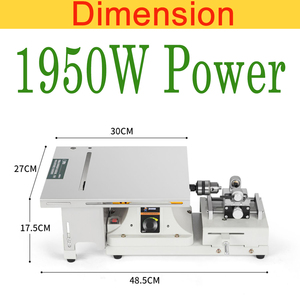 1950W Kinway Multifonctionnel Bijoux Diamant Jade Pierre Précieuse Cutter Machine Table Scie Pierre Banc De Coupe Polissage Machine <span class=keywords><strong>Perles</strong></span> - Product Image 2