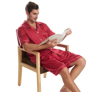 Мужские пижамы KKVVSS M776, оптовая продажа, домашняя одежда по индивидуальному заказу, свободная модная одежда для сна, Мужская Ночная сорочка, Низкая минимальная партия, летняя одежда для сна