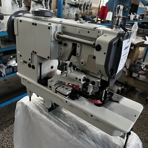 Machine à coudre industrielle JOCKY JK1510N-AE à alimentation composée, coupe et reliure automatiques, point noué - Product Image 4