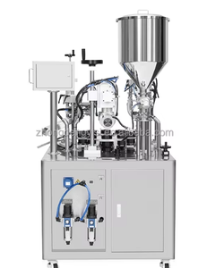 Machine de remplissage et de scellage entièrement automatique électrique rotative pour tubes souples en plastique, pour dentifrice et crème cosmétique, à usage industriel - Product Image 5