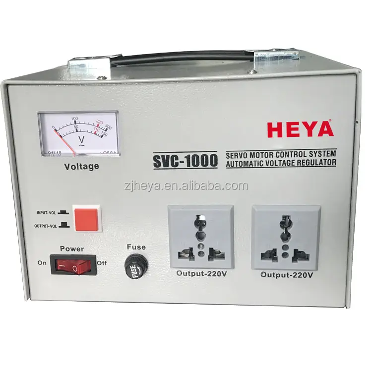 ベストセラー出力総電力SVC-1000VAメートルディスプレイ電圧スタビライザーレギュレーター