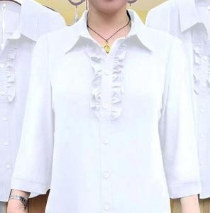 <strong>Women's</strong> Large Size Floral Lace Top Spring Autumn New Loose Fit Clothing <strong>for</strong> <strong>Middle</strong>-<strong>Aged</strong> and Elderly Mothers - Product Image 6