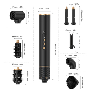 Multi-<b>Styler</b> <b>Hair</b> <b>Wrap</b> Multi <b>Hair</b> Styles 8 in 1 <b>Hair</b> <b>Styler</b> BLDC Motor Air Curler 30MM Auto Short Curling Barrels - Product Image 2
