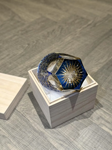 Copas de Vino de Cristal Azul Margarita, Estilo Art Deco, Hechas a Mano, Capacidad de 301-400 ml, Ecológicas, Aptas para Lavavajillas, Alta Calidad - Product Image 4