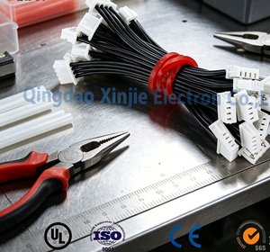 Kabel Harness Konektor JST PH 2.0mm 2-Pin Kustom Warna Hitam Perakitan Kabel UL1007 Bersertifikasi UL/CE untuk LED & Elektronik Kecil - Product Image 6