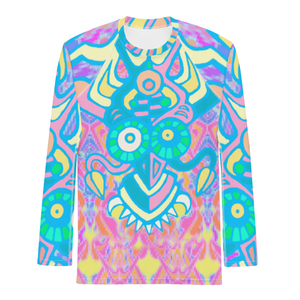 Vente en gros de chemises de surf à manches longues pour hommes, personnalisées avec impression par sublimation, rashguard - Product Image 3