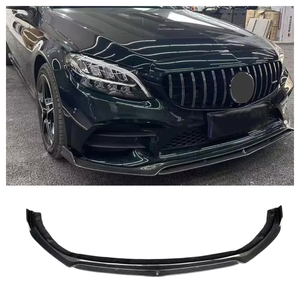 Lèvre avant en fibre de carbone véritable style CMS pour <span class=keywords><strong>Mercedes</strong></span> Benz Classe C W205 <span class=keywords><strong>C180</strong></span> C200 C260 C43 - Product Image 2