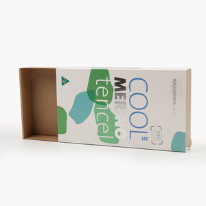 Flexography fornitori di forniture Tencel tessuto piccolo cartone pacchetto personalizzato abbina vassoio Kraft Business Logo Design cassettiere scatole di carta - Product Image 3