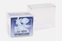 Boîte acrylique ETB à chargement par le haut, type coulissant, magnétique, pour cartes Elite Trainer Box - Organisateur de cartes (seulement l'étui acrylique, pas les cartes)