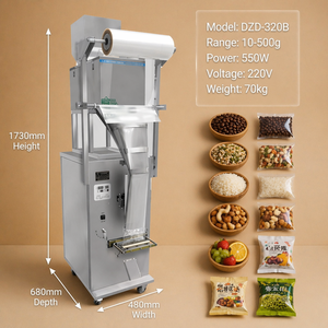 Machine d'emballage de poudre de céréales pour sacs jusqu'à 19 cm de longueur, idéale pour les sachets de thé en <span class=keywords><strong>spirale</strong></span> et les machines à snacks – Direct Usine - Product Image 1