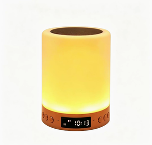 Altavoz Bluetooth Portátil con Batería Recargable, Audio Inalámbrico de Rango Completo, Luz LED Amarilla, Carcasa de Plástico, Uso en Interiores 1 - Product Image 1