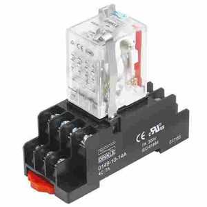 Relais électromagnétique à usage général Machiyo Relay RER-S4C-A230A02 4C AC DC haute puissance - Product Image 1