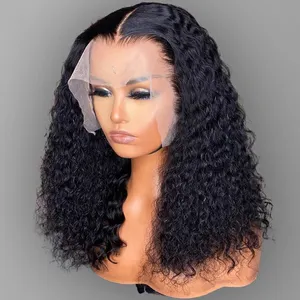Grosir Wig renda Hd 100% rambut manusia Virgin Wig Frontal terbaik rambut manusia asli wanita Wig Bob renda