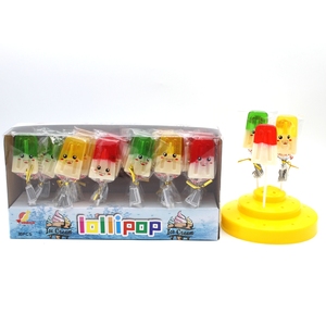 Dulces de Piruleta Cuadrados Coloridos con Diseño de Dibujos Animados Personalizados, Piruletas Duras con Sabor a Frutas en Forma de Cubo, Piruletas Embotelladas al por Mayor - Product Image 5