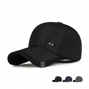 Casquette de baseball d'hiver pour hommes, chapeau chaud avec protection des oreilles, casquette de baseball d'extérieur pour personnes d'âge moyen et âgées - Product Image 3