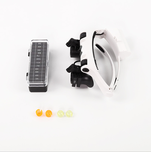 SRATE 3x-10x Dubbele lens Horloge Reparatie Loupe met 2 LED koud en warm licht 32225-21SX - Product Image 2