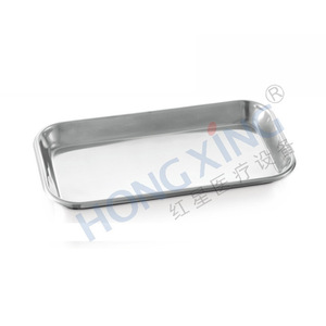 Bandeja Quirúrgica de Acero Inoxidable 304 HONG XING, Resistente al Yodo, para Tratamientos Dentales y Hospitalarios - Product Image 1