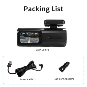 Caméra de tableau de bord sans fil WIFI 2K avec enregistrement en boucle et écran LCD, enregistreur de voiture avant universel HD avec moniteur de stationnement - Product Image 6