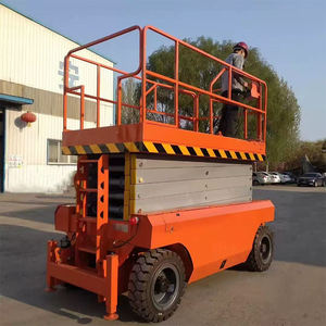 8m Dik Elektrikli Mini Adam Asansörü Hidrolik Makaslı Platform CE ISO Sertifikalı Güvenli ve Dayanıklı Kaymaz Platform - Product Image 1