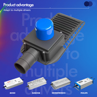 Projecteur solaire extérieur WOSEN StarLux en alliage d'aluminium étanche IP66 25W-120W avec capteur LED CRI 80 Garantie 5 ans pour la route