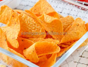 Fried Snack Production Line Potato Chips Puffed Food Manufacturing Machine