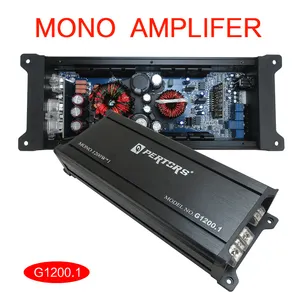 Amplificador de audio para coche, amplificador Mono clase D, 1200W x 1CH, qperators, marca G1200.1