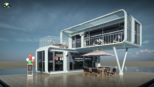 Modular Homes Prefabricated Luxury Steel Container House <b>Kit</b> Easy Modern Design Fast Build Cost Efficient Bedroom Hotel Villa - Product Image 2