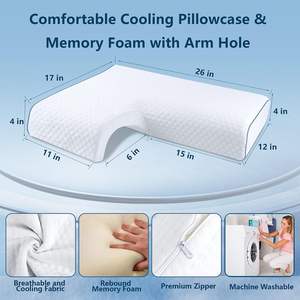 Almohada <span class=keywords><strong>de</strong></span> Espuma Viscoelástica Personalizada <span class=keywords><strong>de</strong></span> Venta Caliente para Dormir <span class=keywords><strong>de</strong></span> <span class=keywords><strong>Lado</strong></span> - Soporte para <span class=keywords><strong>Cabeza</strong></span> y Cuello sin Presión, Sueño Profundo para Parejas - Diseño Izquierdo/<span class=keywords><strong>Derecho</strong></span> - Product Image 2