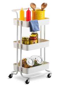 Factory Direct Sales Roll Kitchen Rolling <b>Trolley</b> Car <b>Serving</b> <b>Trolley</b> Kitchen Shelf Rolling Utility Cart - Product Image 4