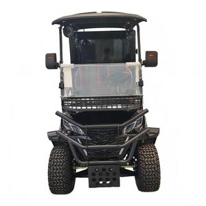 HKBG 2 Seater Enclosed Cargo <b>Box</b> 72V Battery Powered Electric Golf Cart - Product Image 2