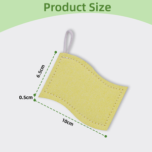 S Shaped Color Doubl Natural Loofah <b>Sponge</b> Pads Cellulose Wood Pulp Biodegradable Kitchen Cleaning Pop up <b>Sponges</b> - Product Image 2