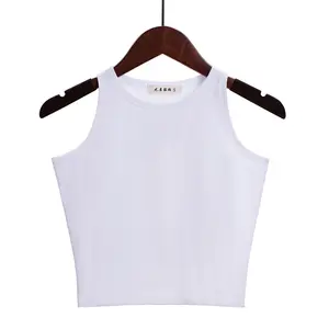 2022 Custom Logo Plain Dames Corset Tank Top Zomer Sexy Wit Zwart Womens Mouwloze Backless Crop Top Voor Vrouw