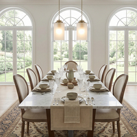 Suspension moderne dorée à 1 lumière pour îlot de cuisine avec double abat-jour en verre, luminaire de plafond suspendu en laiton brossé pour pièce