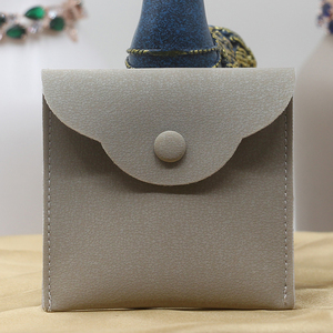 Venta al por mayor anillo collar de <span class=keywords><strong>la</strong></span> joyería de almacenamiento de bolsa de perlas de joyería de bolsa de cuero con encaje - Product Image 4